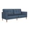 Dīvāns gulta Denton 1178 (Zils)