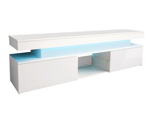 TV galds Merced N103 (Balts + Glancēts balts)