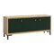 TV stol Reno J104 (Zelena + Artisan hrast)