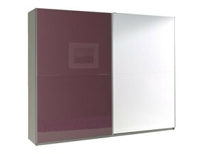 Garderobna omara Murrieta 169 (Sijajno vijolična + Sijaj bela + Bela)