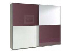 Шкаф Murrieta 170 (Глянцевый фиолетовый + Глянцевый белый + Белый)