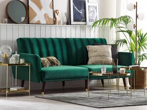 Καναπές κρεβάτι Berwyn 585 (Πράσινο)