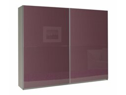 Garderobna omara Murrieta 168 (Sijajno vijolična + Bela)