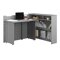 Bureau d'angle Concept Pro Lenart AH158 (Gris)