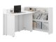 Hoekbureau Concept Pro Lenart AH158 (Wit + Glanzend wit)