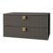 Mueble de baño colgado para lavabo Merced R103 (Gris)