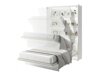 Ensemble de meubles Concept Pro Lenart AH166 (Blanc brillant + Blanc)