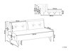Sofa lova Berwyn 641 (Juoda)