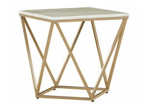 Sānu galds Berwyn 651 (Zelta + Brūns marmors)