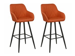 Bāra krēslu komplekts Berwyn 657 (Oranžs)