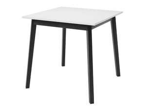 Τραπέζι Edmond 109 (Άσπρο + Μαύρο)