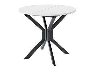 Τραπέζι Edmond 111 (Άσπρο + Μαύρο)