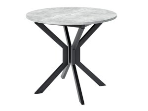 Asztal Edmond 111 (Szürke márvány + Fekete)