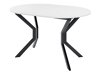 Τραπέζι Edmond 111 (Άσπρο + Μαύρο)