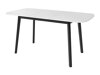 Tisch Edmond 110 (Weiß + Schwarz)
