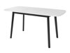 Asztal Edmond 110 (Szürke márvány + Fekete)