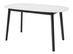 Τραπέζι Edmond 114 (Άσπρο + Μαύρο)