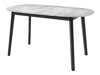 Asztal Edmond 114 (Szürke márvány + Fekete)
