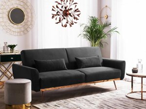 Καναπές κρεβάτι Berwyn 750 (Μαύρο)