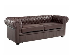 Chesterfield sofa Berwyn 832 (Tamsi ruda)