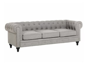 Chesterfield sofa Berwyn H101 (Šviesi pilka)