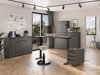 Állítható magasságú íróasztal Sacramento BU114 (Grafit)