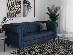 Dīvāns gulta Denton 1190 (Zils)