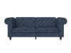 Καναπές κρεβάτι Denton 1190 (Μπλε)