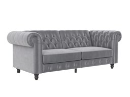 Divano letto Denton 1190 (Grigio chiaro)