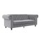 Divano letto Denton 1190 (Grigio chiaro)