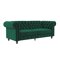 Divano letto Denton 1190 (Verde)