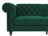 Dīvāns gulta Denton 1190 (Zaļš)