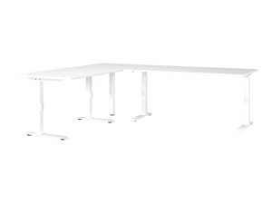 Höhenverstellbarer Schreibtisch Sacramento BU118 (Weiß)