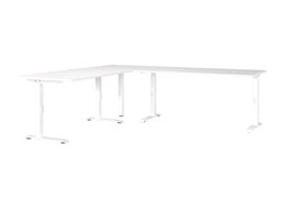 Höhenverstellbarer Schreibtisch Sacramento BU120 (Weiss)