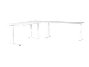 Höhenverstellbarer Schreibtisch Sacramento BU120 (Weiß)
