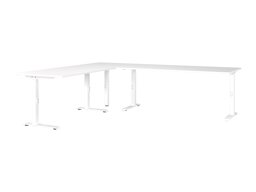 Höhenverstellbarer Schreibtisch Sacramento BU121 (Weiß)
