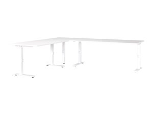 Állítható magasságú íróasztal Sacramento BU121 (Fehér)