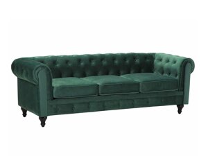 Chesterfield dīvāns Berwyn H102 (Zaļš)