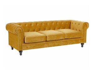Chesterfield dīvāns Berwyn H102 (Dzeltens)