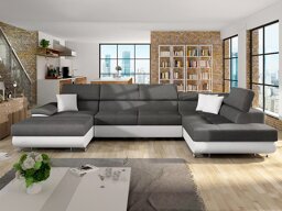 Угловой диван Comfivo 190 (Soft 017 + Lux 06 + Soft 017)