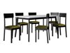 Маса и столове за трапезария Victorville 350 (Бял + Черен)