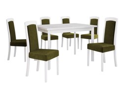 Маса и столове за трапезария Victorville 351 (Бял)