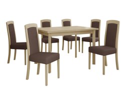 Маса и столове за трапезария Victorville 351 (Сонома дъб)