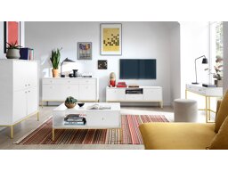 Set mobili soggiorno Lima J108 (Bianco)