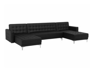 Πολυμορφικός γωνιακός καναπές Berwyn G108 (Μαύρο)