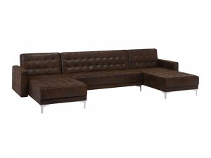 Πολυμορφικός γωνιακός καναπές Berwyn G108 (Καφέ)