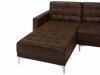 Πολυμορφικός γωνιακός καναπές Berwyn G108 (Καφέ Ναι)