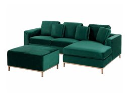 Stūra dīvāns Berwyn 876 (Zaļš)