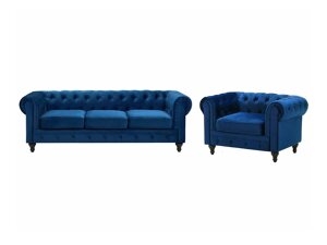 Pehme mööbli komplekt Berwyn H110 (Sinine)
