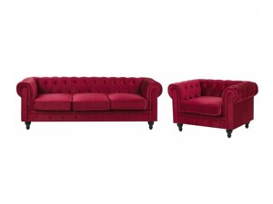 Pehme mööbli komplekt Berwyn H110 (Punane)